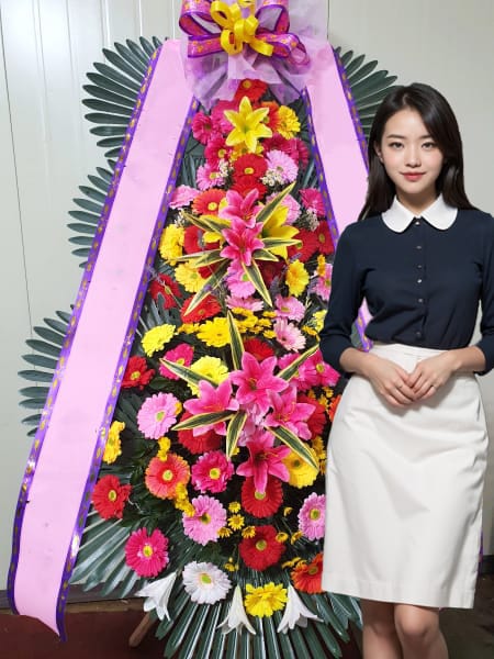 아펠가모 광화문 3단화환 기본형