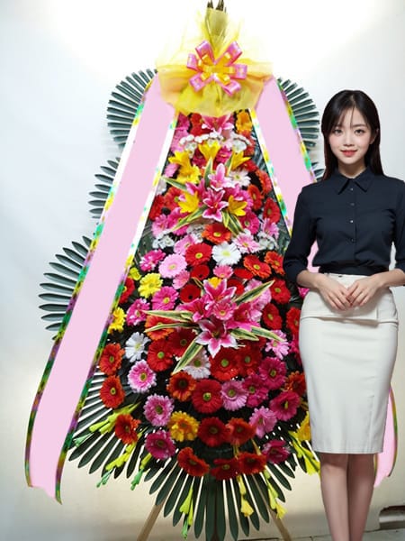 아펠가모 광화문 3단화환 고급형